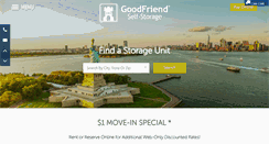 Desktop Screenshot of goodfriendstorage.com
